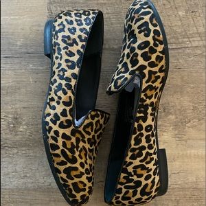 Like new calf hair flats.